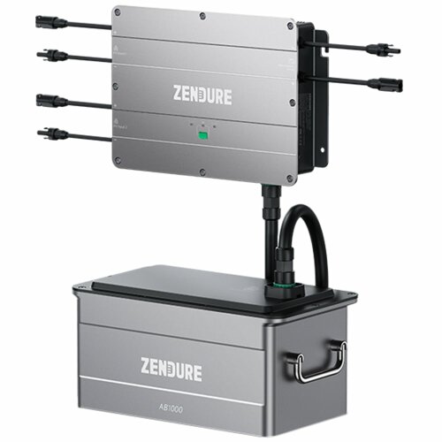 Zendure SolarFlow Set Smart PV Hub mit Erweiterungsbatterie AB1000