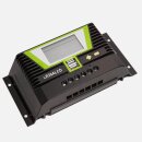 Solar Laderegler 30A LR30ALCD mit Dual USB-Anschluss und LCD-Anzeige f&uuml;r 12V / 24V