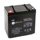 WATTSTUNDE&reg; Akku AGM12-50 12V VRLA AGM Batterie 50Ah C20