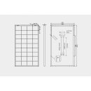 enjoysolar&reg; Monokristallines Solarmodul 140W 12V
