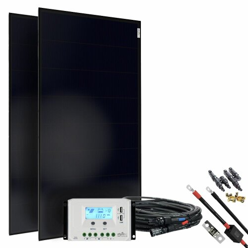 Offgridtec© basicPremium-XL 310W Solaranlage 12V/24V Komplettsystem