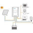EPEVER&reg;MPPT Solar Laderegler Tracer 10415AN 12V/24V/36V/48V 100A