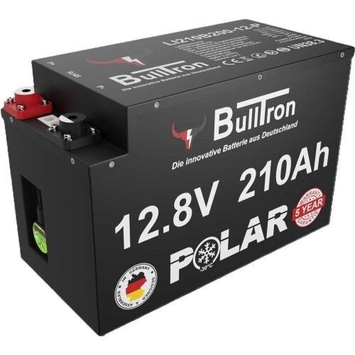 BullTron Polar 210Ah inkl. Smart BMS mit 200A Dauerstrom & Bluetooth App
