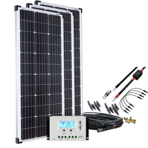 Offgridtec&reg; basicPremium-L 300W Solaranlage 12V/24V Komplettsystem