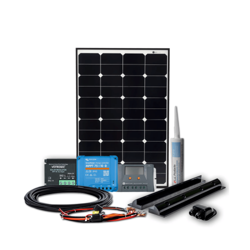 150 Watt Wohnmobil Solaranlage Set mit Victron 75/15 inkl. Bluetooth online  bestellen ☀️