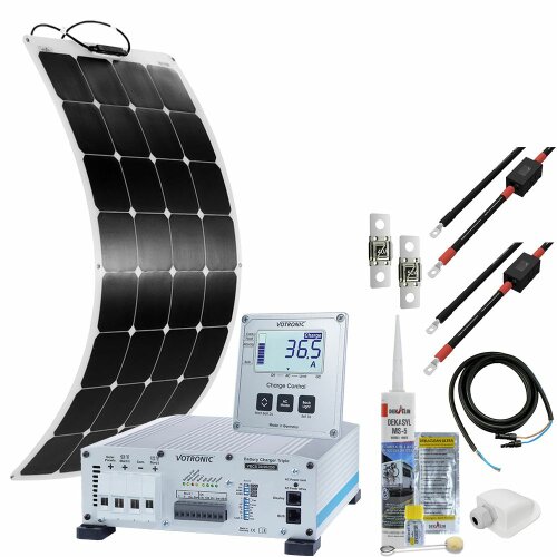 Solarset 150 150W (12V) Solar-Set Wohnmobile VOLL BEGEHBARES PANEL!  Solaranlage Set 