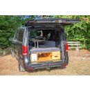 Moonbox Campingbox mit Tisch Van/Bus 119cm Natur