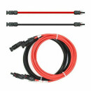 Verl&auml;ngerungskabel 4mm&sup2; beidseitig kompatibel mit MC4 Solarkabel rot inkl. Stecker  2m