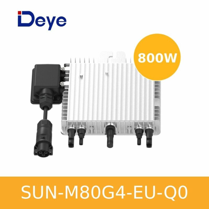 Deye SUN-M80G4-EU-Q0 Wechselrichter 800W mit Relais - SolarCamp24 - d, 153,51 €