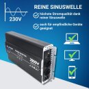 Supervolt 12V 2000W Reine Sinus Welle Wechselrichter mit Netzvorrang und FI-Schutz