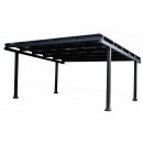 Solar Carport Doppelcarport Komplettset mit Growatt