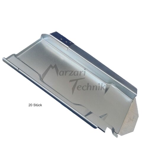 20x Marzari Photovoltaik Metalldachplatte Typ Ton 260 Z verzinkt