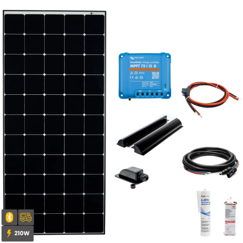 210W Daylight Wohnmobil Solaranlage SOLA Frame schwarz