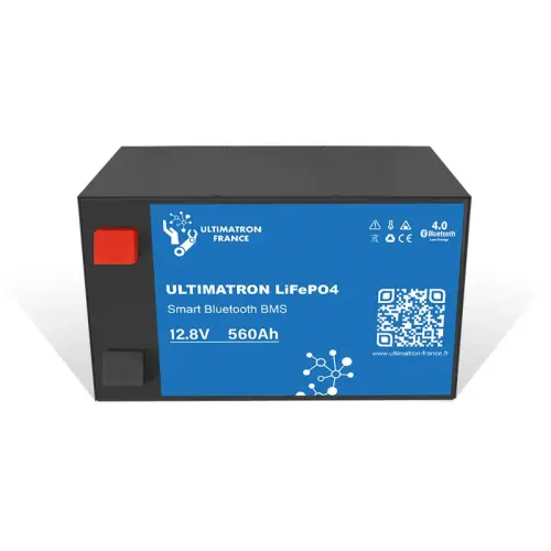 Ultimatron Lithium Batterie LiFePO4 12,8V 560Ah Smart BMS mit Bluetooth für Wohnmobil