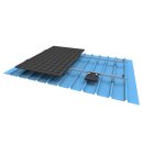 Stockschrauben PV Montagesystem f&uuml;r Wellblech, Blechdach, geeignet f&uuml;r 2 Module NUR Zusatz
