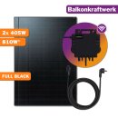 810W Balkonkraftwerk mit JA Solar Full Black und Growatt...