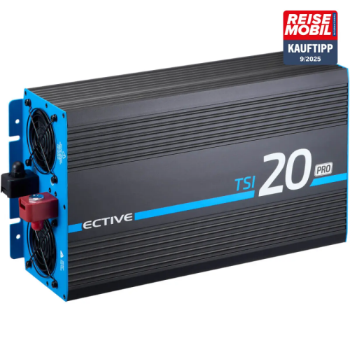 ECTIVE TSI 20 PRO 2000W/12V Sinus-Wechselrichter mit Netzvorrangschaltung