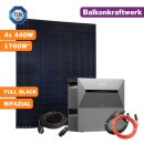 1760W Balkonkraftwerk mit Speicher Anker Solix 3.2kWh Komplettset