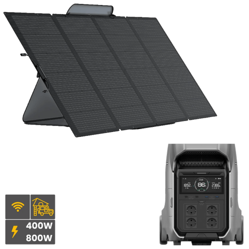 EcoFlow DELTA Pro 3 Set mit EcoFlow 400 W Solarpanel