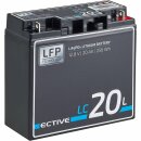 ECTIVE LC 20L 12V LiFePO4 Lithium Versorgungsbatterie 20 Ah