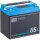 ECTIVE DC 85S GEL Deep Cycle mit LCD-Anzeige 85Ah Versorgungsbatterie