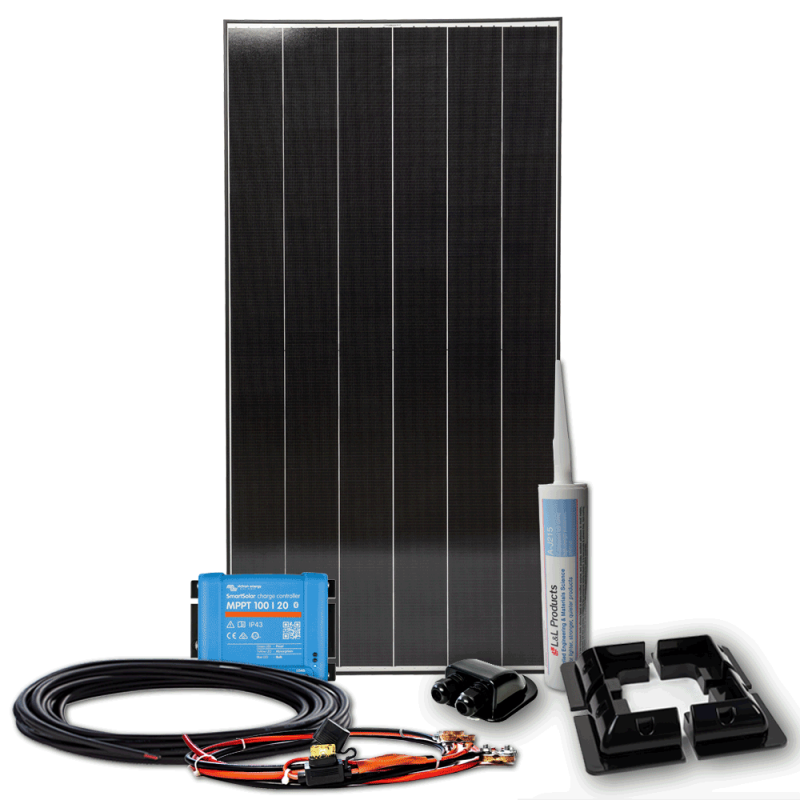 250W BLACK LINE MPPT Wohnmobil Solaranlage mit Schindel Zellen BLS250,  689,00 €