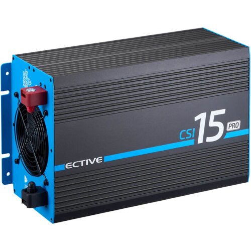ECTIVE CSI 15 PRO 1500W/12V Sinus-Wechselrichter Netzvorrangschaltung Ladegerät