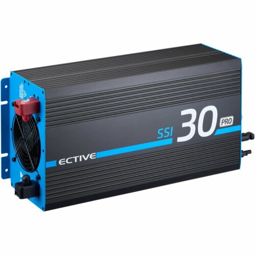 ECTIVE SSI 30 PRO 3000W/12V Sinus-Wechselrichter mit Netzvorrangschaltung, Ladegerät und Laderegler