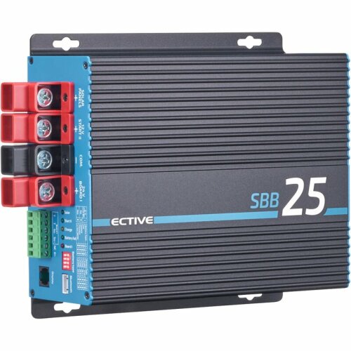 ECTIVE SBB 25 12V auf 24V Ladebooster mit MPPT-Laderegler 25A