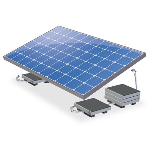 ValkBox 3 Flachdachmontage Solarmodul Bodenmontage Halterung Module