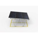 Solar Carport Doppelcarport Aluminium Bausatz f&uuml;r 2 Fahrzeuge wasserdicht