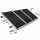 Befestigungs-Set für 3 Solarmodule - für Dachziegel für Solarmodule mit 40mm Rahmenhöhe