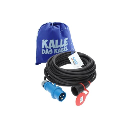 Kalle Adapterkabel CEE 230V 16A 1,5mm² auf Schuko IP44