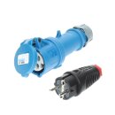 Kalle Adapterkabel Schuko 2,5mm&sup2; auf CEE 230V Extreme Blau IP44