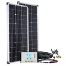 Offgridtec&reg; basicPremium-L 200W Solaranlage 12V/24V...