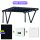 Solar Carport Doppelcarport N-Type Aluminium Bausatz RAL9004 (schwarz)