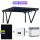 Solar Carport Doppelcarport N-Type Aluminium Bausatz RAL9004 (schwarz)