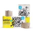 Goldeimer soziales Toilettenpapier Recycling-Klopapier