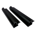 SOLARA Montagespoiler Schwarz, 68cm Modulmaß, Set...