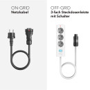 APsystems&reg; Balkonkraftwerke/Powerstation: Mikrowechselrichter EZHI mit Solarstromspeicher 2760Wh