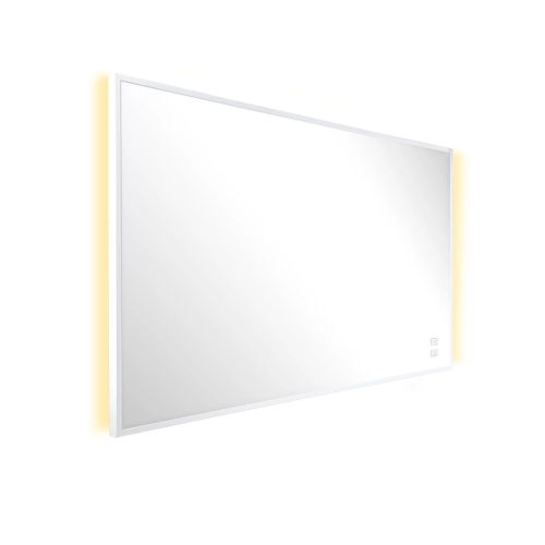 Könighaus LED Spiegelheizung weißer Rahmen 450W