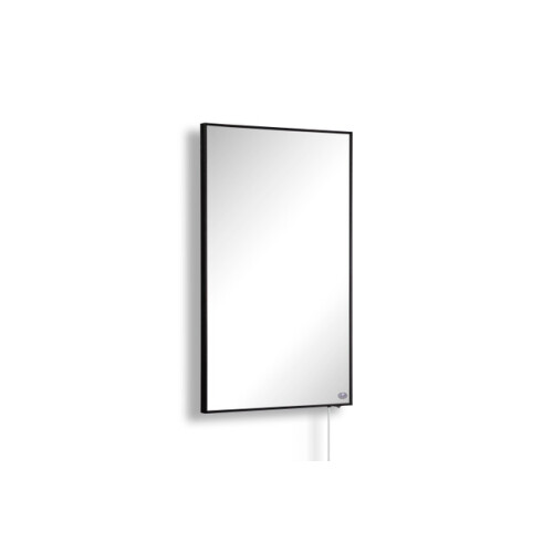 Könighaus Infrarot Spiegelheizung 800W schwarzer Rahmen Hybrid-800