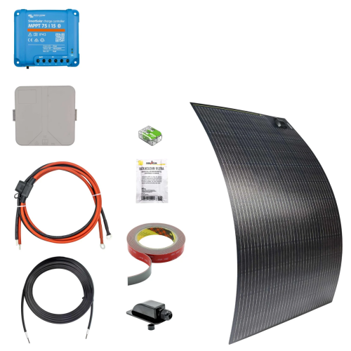 135 W SOLA Flex Mono Wohnmobil Solaranlage Komplettset
