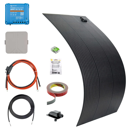 180 W SOLA Flex Mono Wohnmobil Solaranlage Komplettset