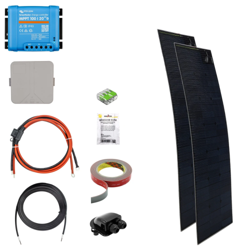 250 W SOLA Flex Daylight Wohnmobil Solaranlage Komplettset