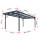 Premium Carport Anthrazit 3094 x 5620 mm - Acryl klima blue