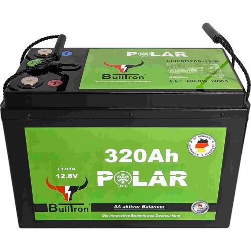 BullTron Polar 320Ah LiFePO4 12.8V Akku inkl. Bluetooth App und Heizung