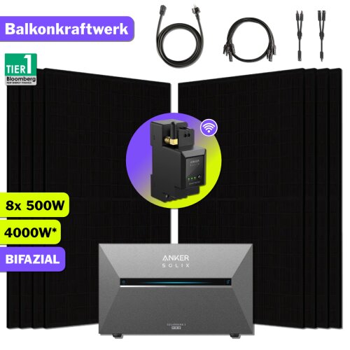 4000W Balkonkraftwerk Anker Solix Solarbank 3 E2700 Pro, Erweiterungsspeicher