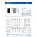 JA Solar JAM60D41-500/LB &ndash; 500 W Bifaziales Glas-Glas Solarmodul (Full Black)