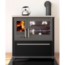 Plamen 850 Glas N – Schwarzer Holzherd (rechte...